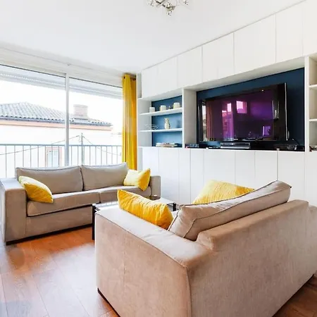 Apartament 2 Mitoyens, Saint Michel, Parking, Wifi Tuluza